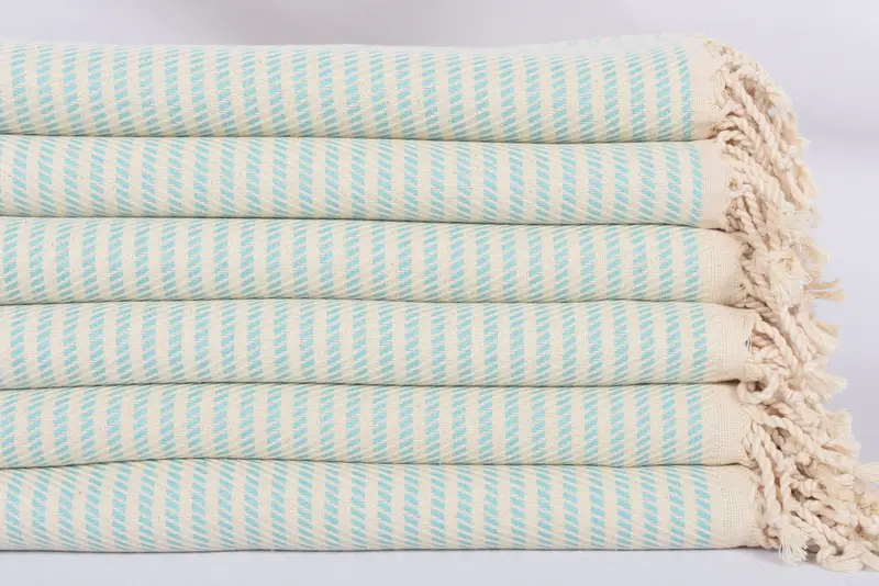 Lightweight Turkish towel, 70x40 Cotton Polka Dot Towel, Custom Towel Beach, Handmade Gift, Bachelor Gift, Peshtemal Towel, Handwoven Turkish Towel - 3
