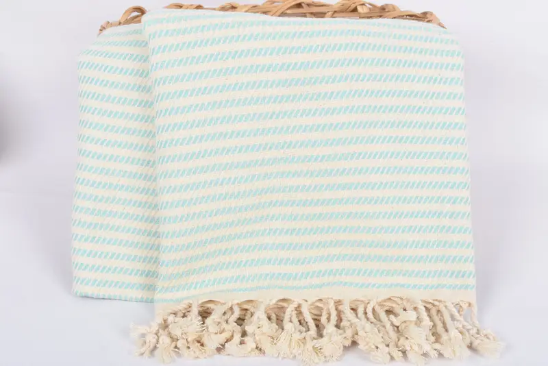 Lightweight Turkish towel, 70x40 Cotton Polka Dot Towel, Custom Towel Beach, Handmade Gift, Bachelor Gift, Peshtemal Towel, Handwoven Turkish Towel - 5