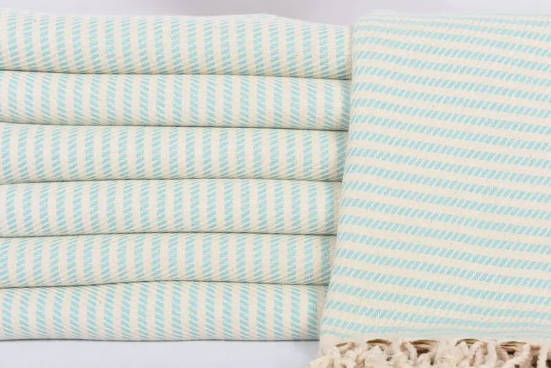 Lightweight Turkish towel, 70x40 Cotton Polka Dot Towel, Custom Towel Beach, Handmade Gift, Bachelor Gift, Peshtemal Towel, Handwoven Turkish Towel - 2