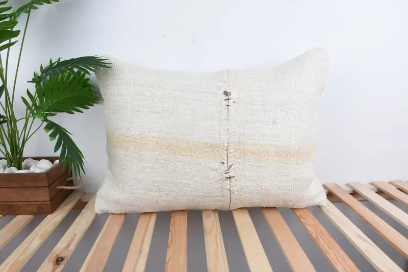 Personalized Gift Pillow Pillow, 20x28 White Pillow Cover, Turkish Pillow, Pillow Case, Rustic Pillow Cover, Kilim Pillow Cover, Gift Pillow - 1