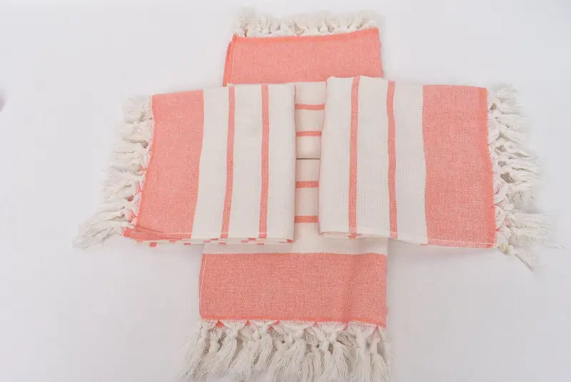 Türk havlu el havlu, nedime hediyeleri, seyahat havlu, küçük havlu, monogram mutfak havlu, ev dekor hediyeleri, 36x18 pamuklu çizgili havlu - 11