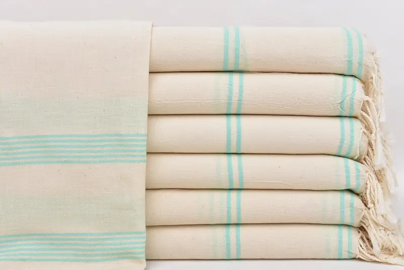 Soft and absorbent Turkish towel, 80x36 Cotton Striped Towel, Custom Gift, Wedding Gift Ideas, Personalized Beach Towel, Bridal Shower Favors - 1