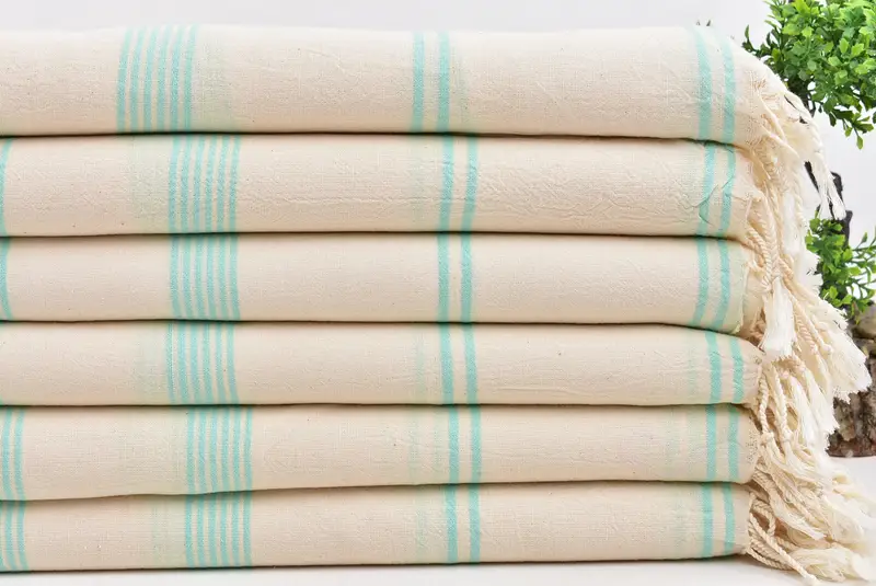 Soft and absorbent Turkish towel, 80x36 Cotton Striped Towel, Custom Gift, Wedding Gift Ideas, Personalized Beach Towel, Bridal Shower Favors - 3