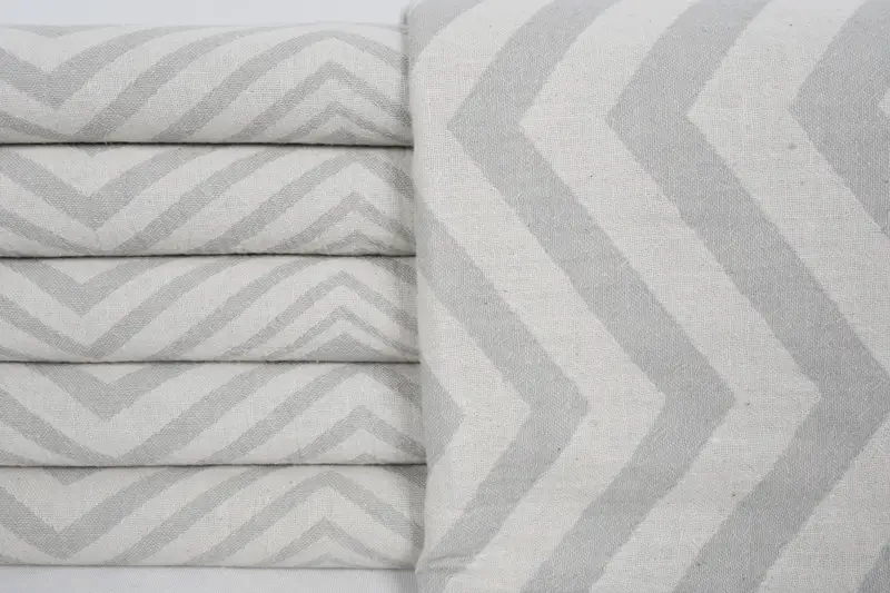 Wedding Gifts Towel, Custom Beach Towel, Personalized Turkish Towel, Bachelorette Party Favors Beach, 70x40 Cotton Zigzag Design Towel, Gym Towel - 1