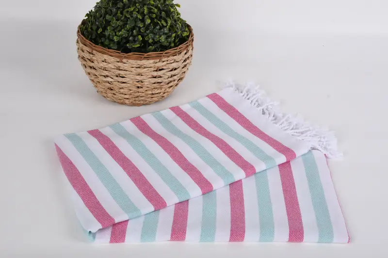 Bachelorette Party Gifts Bridesmaids, Valentines Gift, 70x40 Cotton Striped Towel, Spa Towel, Turkish Towel Beach, Beach Size Towel, Organic towel - 4