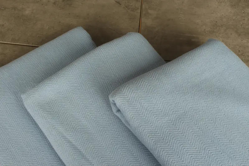 Throw Blanket Couch, 88x70 Cotton Stonewashed Chevron Towel, Woven Blanket, Aesthetic Blanket, Custom Shower Curtain, Home Gift, Bridesmaid Gifts - 6