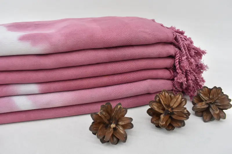 Luxury Turkish peshtemal beach towel, Lightweight towel, Personalized Gifts, Beach Towel Gift, Bridesmaid Proposal Gift, 68x36 Cotton Tie Dye Towel - 4