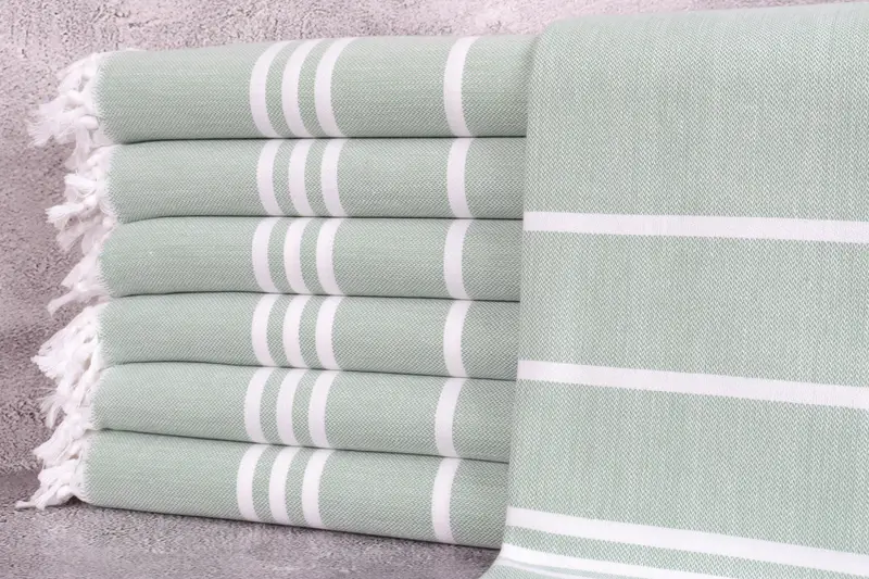 Quick-Dry Beach Towel, 70x40 Cotton Striped Towel, Personalized Wedding Gift, Bachelor Party Favors, Personalized Beach Towel, Summer Gift Ideas - 1