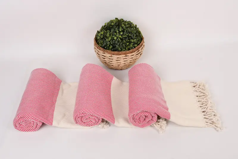 Quick-dry towel, Gift Boxes Towel, Gift For The Home Decor, Luxury Turkish Bath Towel, Wedding Favors, Gift For Her, 70x40 Cotton Striped Towel - 8