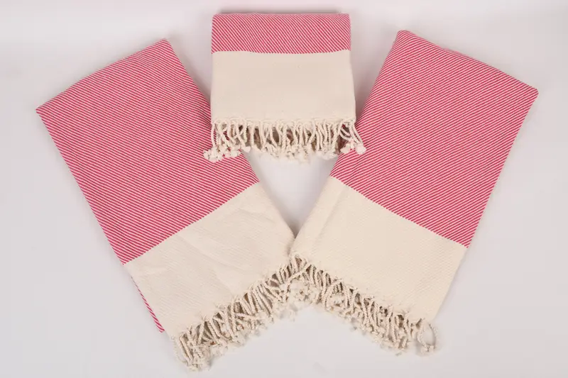 Quick-dry towel, Gift Boxes Towel, Gift For The Home Decor, Luxury Turkish Bath Towel, Wedding Favors, Gift For Her, 70x40 Cotton Striped Towel - 6
