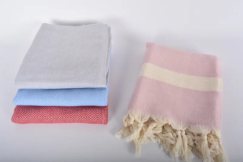 Turkish Hand Towel, 40x18 Cotton Diamond Towel, Gym Towel, Monogram Turkish Bath Towel, Monogrammed Hand Towel, Gift For Coworker, Turkish Tea Towel - 8