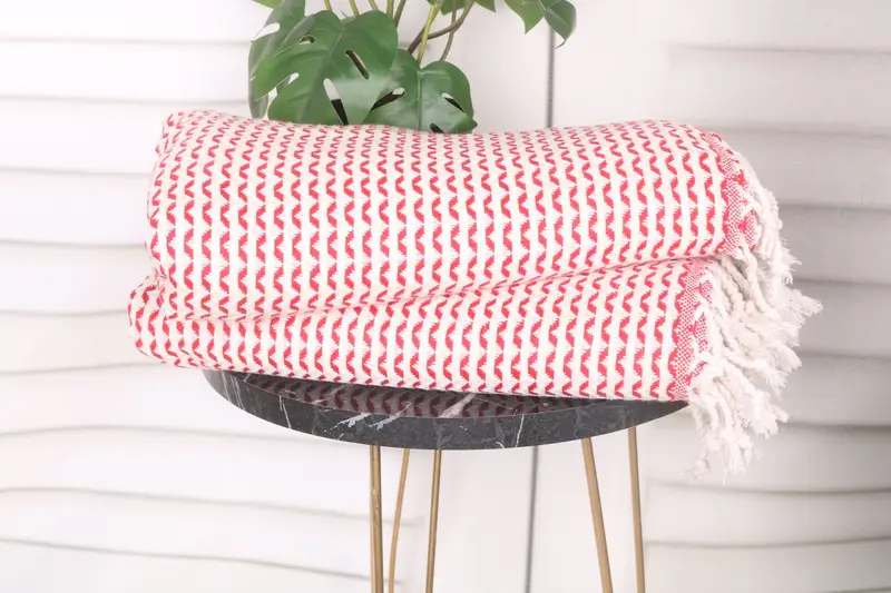 Peshtemal Towel, Beach Towel Monogram, Bridal Party Gifts, Unique Wedding Gift, Summer Gift, Summer Towel, Hammam towel, 70x40 Cotton Diamond Towel - 3