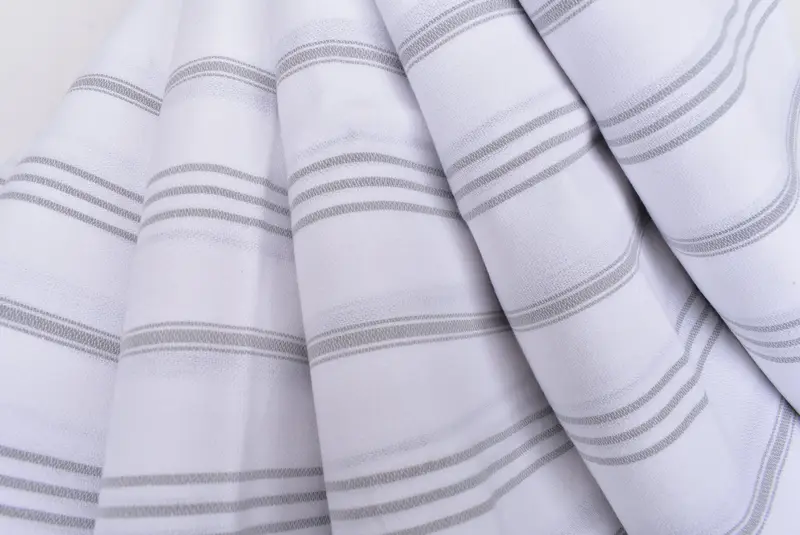 40x24 Pamuklu çizgili havlu, onun için hediye, monogram mutfak havlu, banyo havlu, gelin duş iyiliği, nedime hediyeleri, en iyi düğün hediyesi - 5