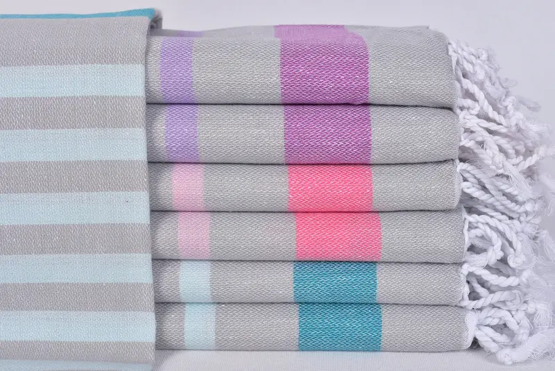 Travel Towel, 70x40 Cotton Striped Towel, Custom Bath Towel, Personalised Gift, Cotton towel, Organic towel, Beach Towel Bulk, Turkish Towel Beach - 1