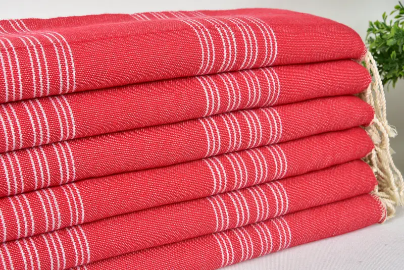 Organic Beach Towel, Valentines Gift, Turkish beach towel, Summer Gift Ideas, 70x40 Cotton Striped Towel, Bridal Shower Favors, Custom Wedding Gifts - 3