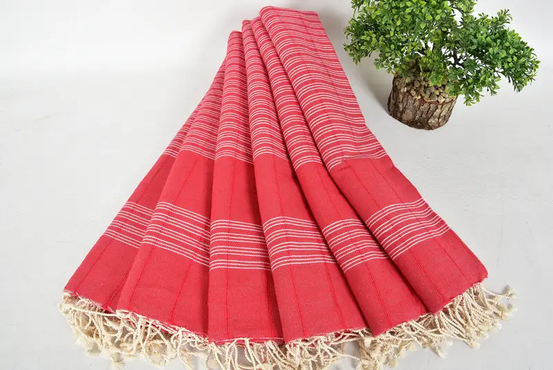 Organic Beach Towel, Valentines Gift, Turkish beach towel, Summer Gift Ideas, 70x40 Cotton Striped Towel, Bridal Shower Favors, Custom Wedding Gifts - 4