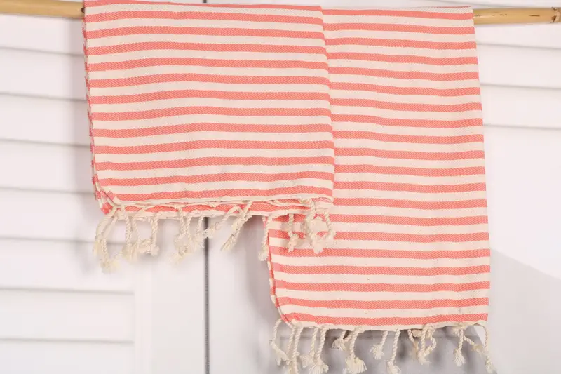 Bathroom Towels, Wedding Favors, Bulk Order Towel, 40x18 Cotton Striped Towel, Bridesmaid Gifts Personalized, Small Bath Towels, Embroidery Towel - 8