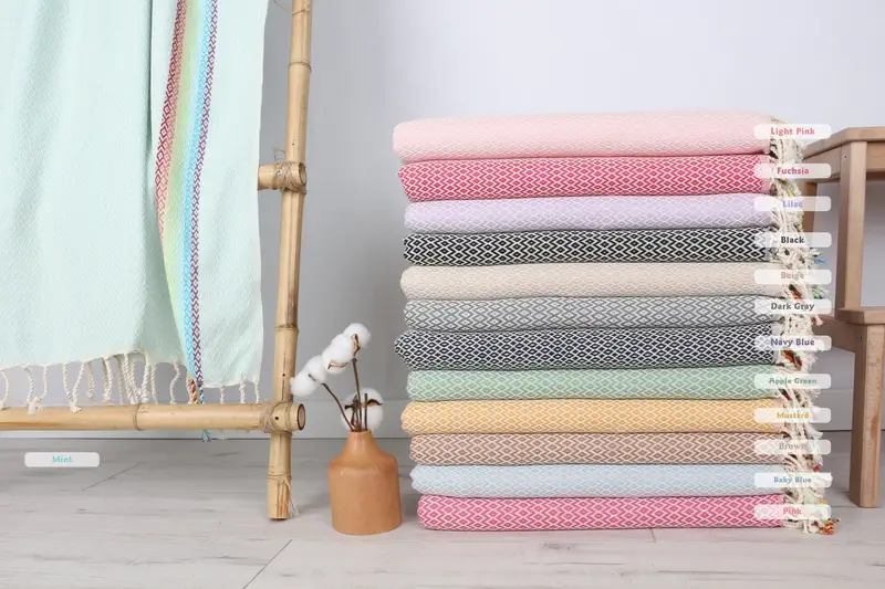70x40 Cotton Diamond Towel, Turkish Towel Bulk, Travel Towel, Wedding Gifts Towel, Turkish Towel USA, Valentines Day Gift Idea, Custom Wedding Gifts