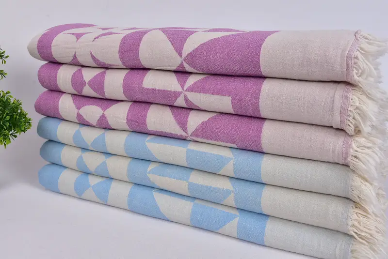 Custom Wedding Gifts, Personalized Gift, First Wedding Anniversary Gift, 70x36 Cotton Compass Design Towel, Gifts For Him, Bridesmaid Favors - 3