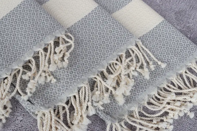 40x20 Cotton Geometric Towel, Bachelor Towel, Turkish Hand Towel, Beach Wedding Favor, Personalized Gift, Gift Towel, Monogram Kitchen Towel - 5