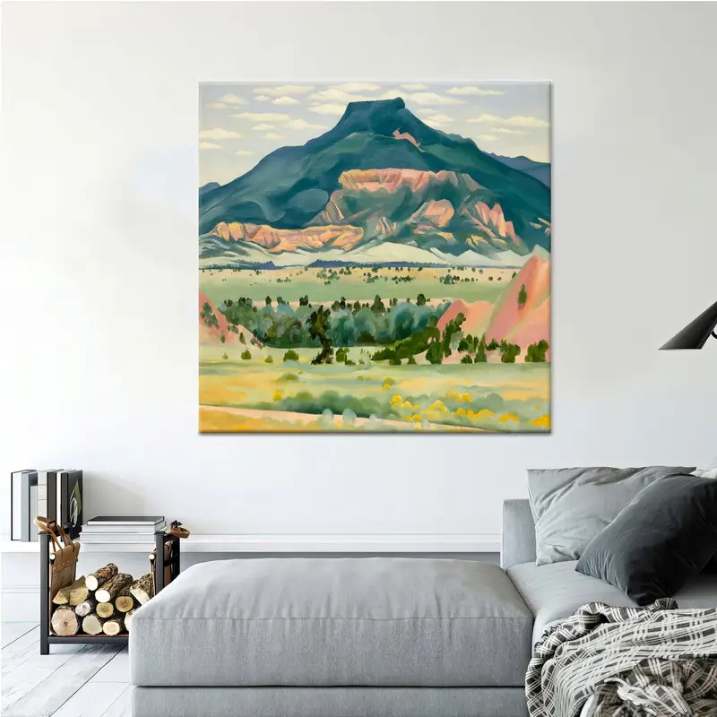 Modern Amerikan Dağ Manzarası Baskılı Kanvas - Doğanın Majesteleri