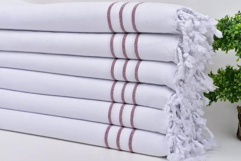 40x24 Cotton Striped Towel, Personalized Gift, Wedding Gift Ideas, Gift For Wedding Day, Small Bath Towels, Handmade Gift, Turkish Towel Hand Towel - 3