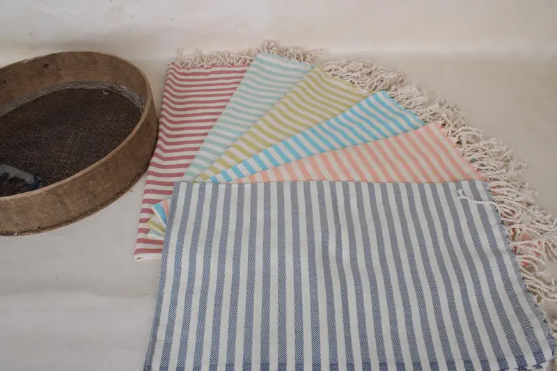 40x24 Cotton Striped Towel, Home Decor Towel, Personalized Dish Towel, Personalized Hand Towel, Valentine Day Gift For Her, Custom Hand Towel - 7