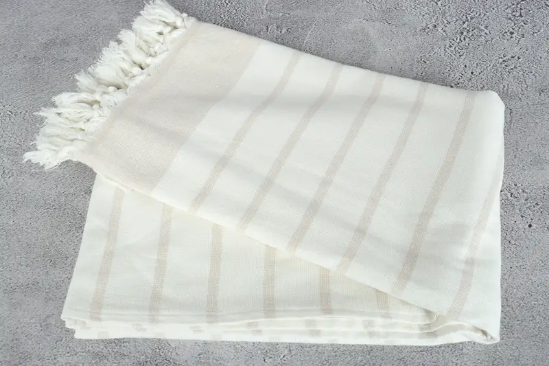 68x39 Cotton Striped Towel, Bride Gift, Wedding Towel, Bridesmaid Gifts, Gifts For Him, Luxury Turkish beach towel with fringe, Beach Towel Bulk - 6