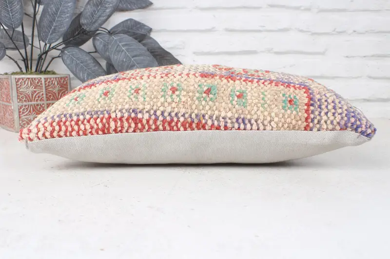 8x16 Blue Cushion, Pillow, Interior Designer Pillow, Kilim Pillow Cover, Ethnic Throw Cushion Cover, Turkish Rugs Pillow, Vintage Kilim Pillow - 5