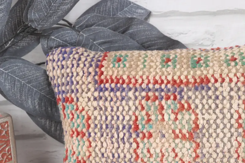 8x16 Blue Cushion, Pillow, Interior Designer Pillow, Kilim Pillow Cover, Ethnic Throw Cushion Cover, Turkish Rugs Pillow, Vintage Kilim Pillow - 2