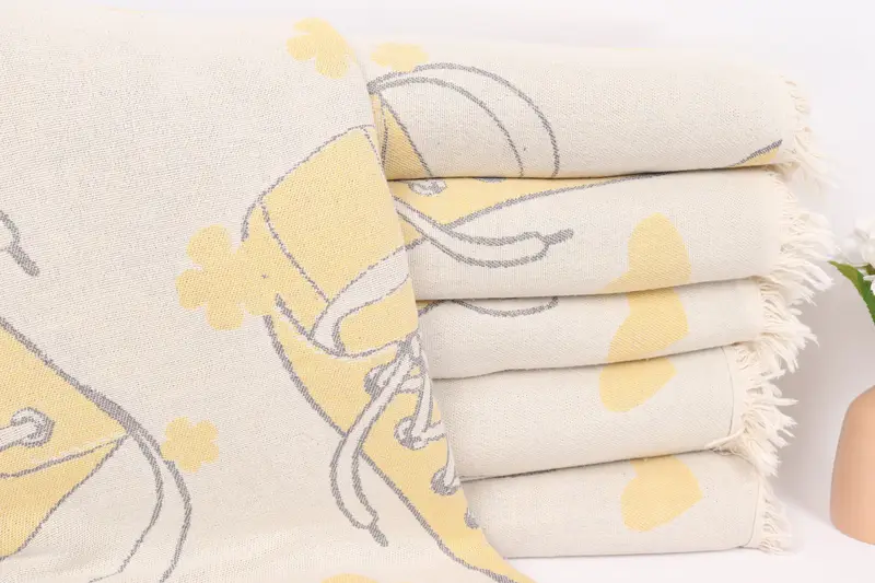 84x64 Cotton Bicycle Design Towel, House Warming Gift, Bachelorette Party Favors, Bachelorette Gifts, Turkish Towel Blanket, Bedspread - 2