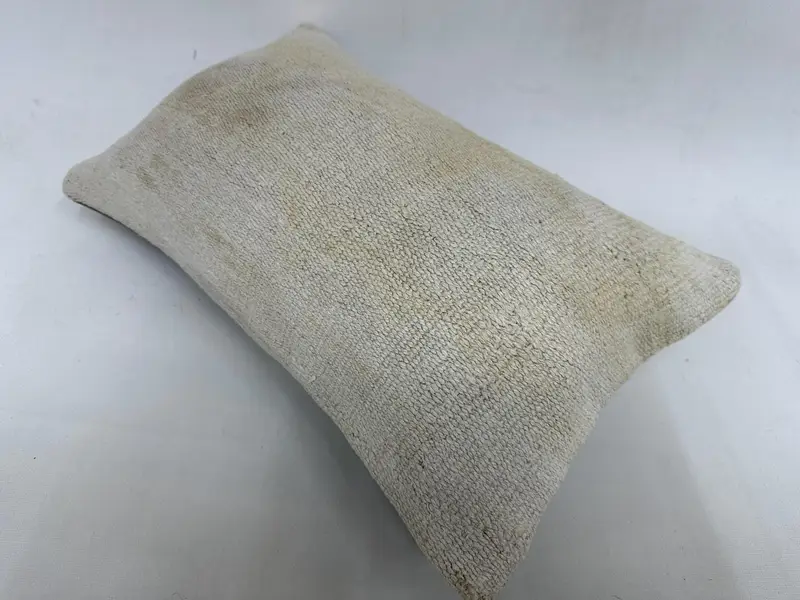 Pillow for Sofa, Pattern Throw Cushion Case, Neutral Throw Pillow Sham, Boho Pillow Sham Cover, Pillow Sham, Kilim Pillow, 12x20 Beige Pillow Case - 6