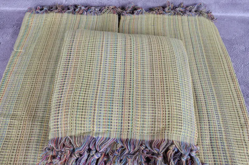 Custom Shower Curtain, Valentine Day Gift For Her, Woven Throw Blanket, Christmas Gift, Wedding Favors, Monogram Blanket, 100x80 Cotton Waffle Towel - 4