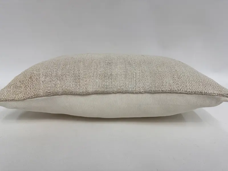 12x20 White Cushion Cover, Boho Pillow Sham Cover, Kilim Pillow, Pillow for Couch, Aztec Cushion Case, Garden Pillow, Cushion, Ottoman Pillow Cover - 5