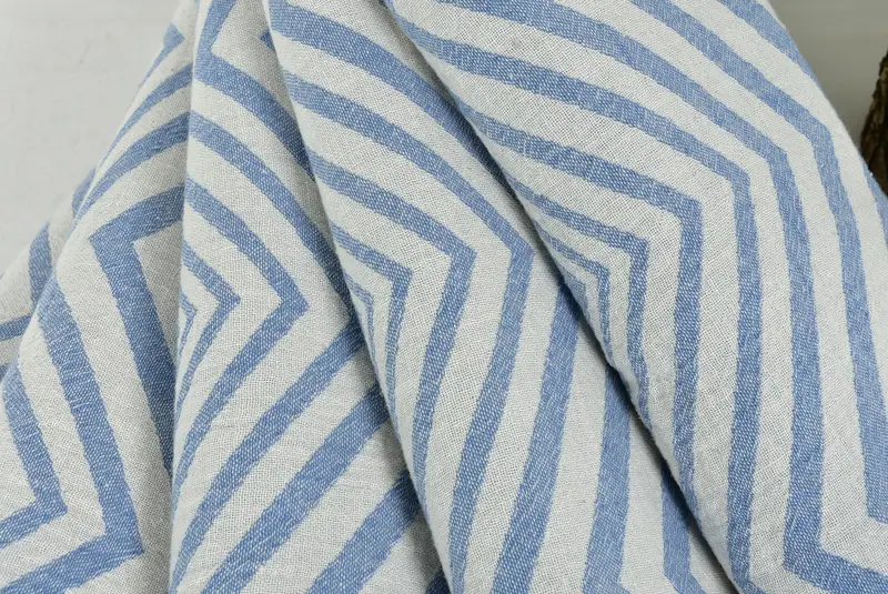 Bridesmaid Gift, Handwoven organic Turkish towel for spa, Soft towel, 70x40 Cotton Zigzag Design Towel, Anniversary Gift For Her, Handmade Gift - 5
