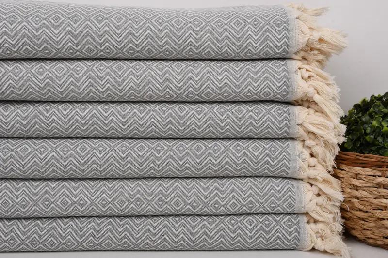 Bachelorette Favor, Sand-resistant Turkish towel for the beach, 70x38 Cotton Diamond Towel, Embroidered Towel, Absorbent Turkish towel, Beach towel - 2