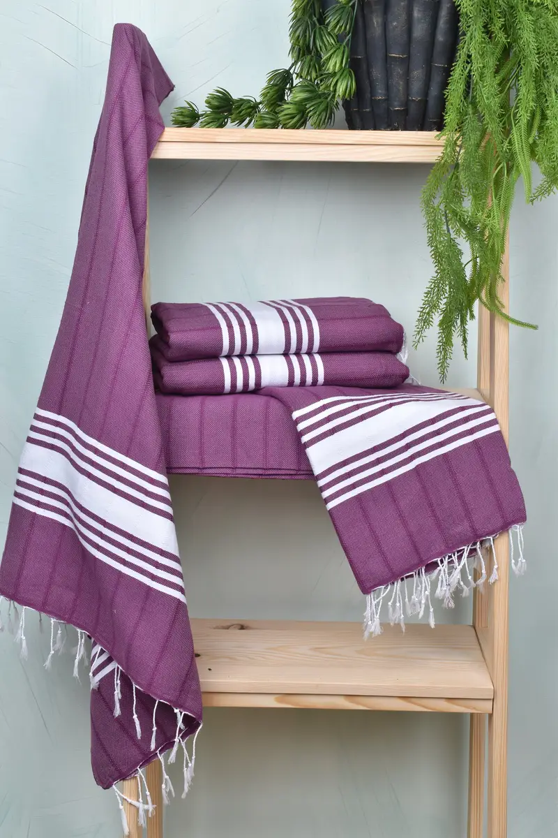 Bath towel, Peshtemal beach towel with unique design, Turkish Towel USA, 70x40 Cotton Striped Towel, Best Beach Towel, Valentines Day Gift - 6