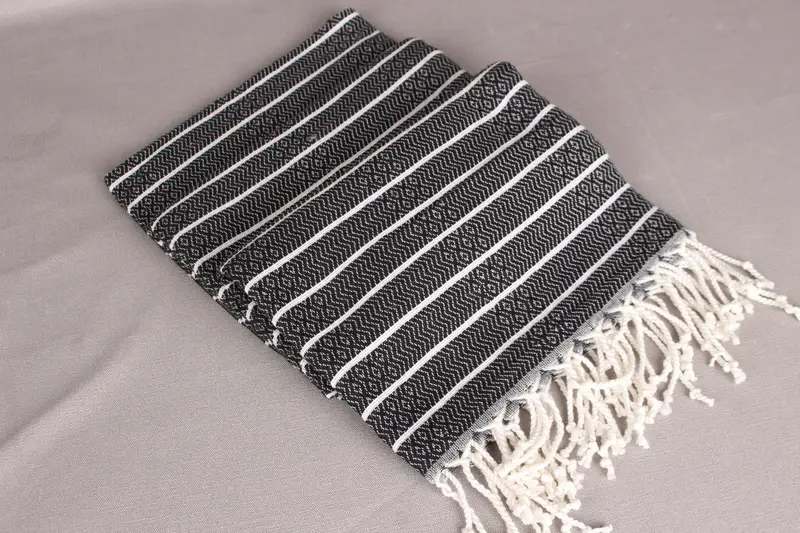 Bridal Shower Favors, Quick-Dry Beach Towel, Bachelorette Party Favors, Bridesmaid Proposal Gift, 70x40 Cotton Striped Towel, Decorative Towel - 7