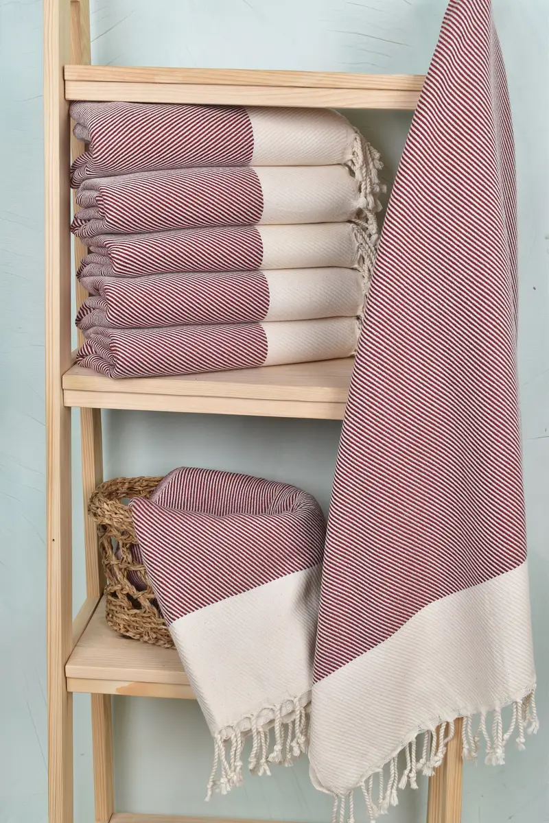 Gift For Him, Wedding Towel, Personalized Towel, Welcome Wedding Gift, Bachelor Party Favors, Travel Towel, 70x40 Cotton Striped Towel, Luxury towel - 3