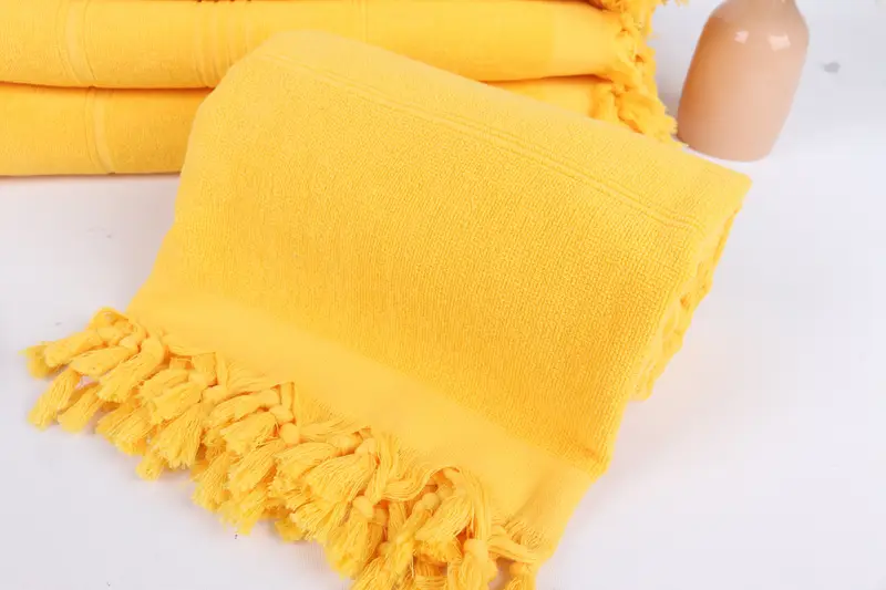Summer Gift, Bridesmaid Gift Towel, Turkish Towel Set, Summer Towel, 70x36 Cotton Striped Terry Towel, Bridesmaid Favors, Bachelorette Party Favors - 4