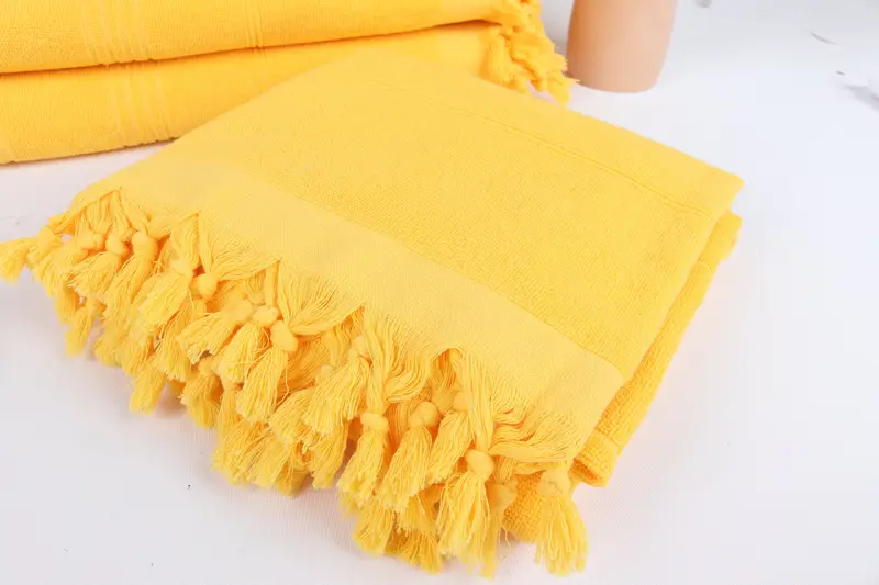 Summer Gift, Bridesmaid Gift Towel, Turkish Towel Set, Summer Towel, 70x36 Cotton Striped Terry Towel, Bridesmaid Favors, Bachelorette Party Favors - 5