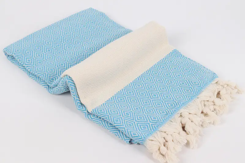 Holiday Towel, Bridal Shower Favors, Gift For Wedding Day, Bath towel, 70x40 Cotton Diamond Towel, Organic towel, Bridesmaid Gifts Personalized - 6