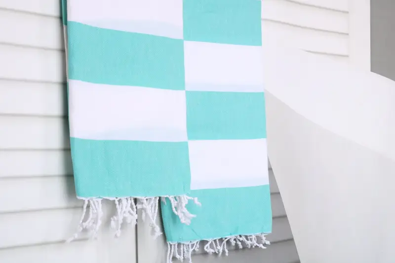 Bachelorette Party Gifts For Bride, Organic towel, Spa Gift Towel, Fouta towel, Memorial Gift, Personalized Wedding Gift, 70x40 Cotton Striped Towel - 8