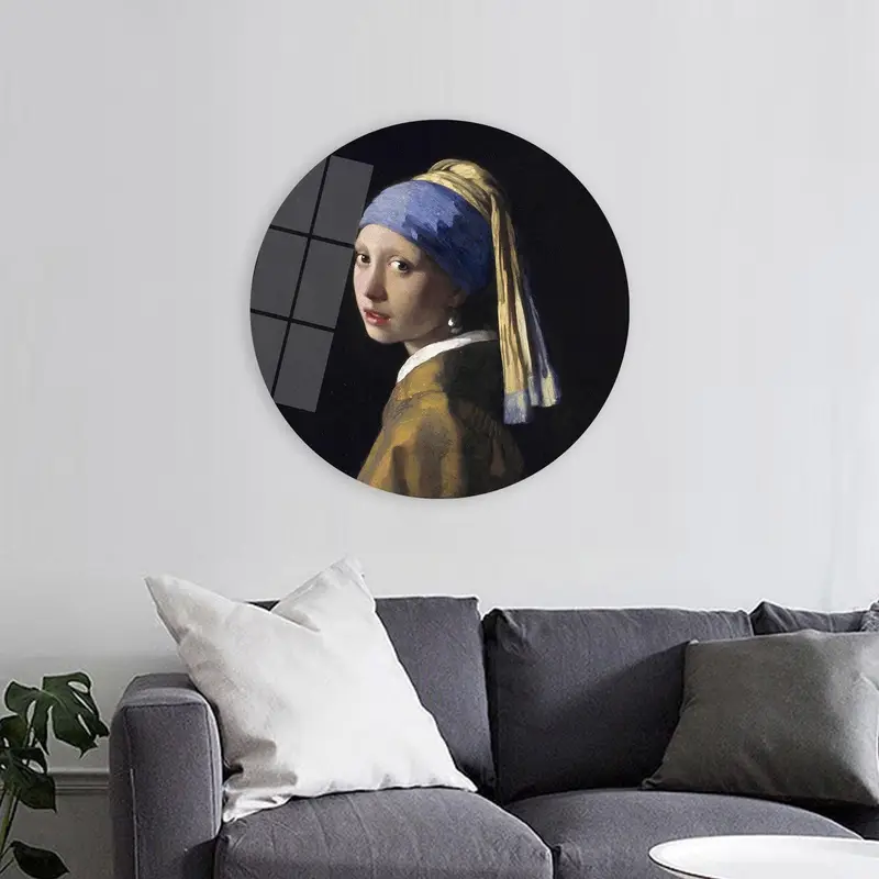 フェルメールの「真珠の耳飾りの少女」プリントキャンバスアート