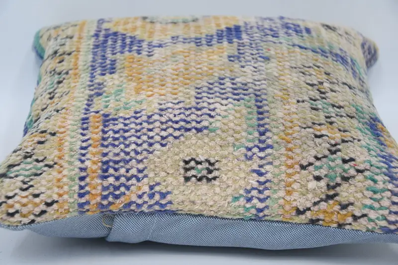 12x12 Orange Pillow, Cushion Case, Aesthetic Cushion, Kilim Pillow Cover, Decorative Pillow Case, Turkish Kilim Pillow, Pillow for Sofa - 5