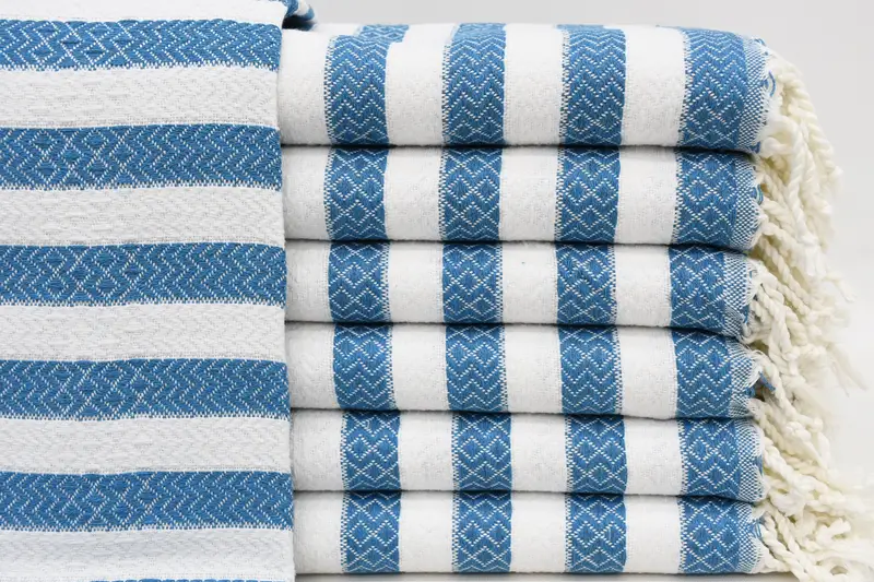 Travel Towel, Sand-free towel, Bridal Shower Gift, Gift For Boyfriend, Pool Towels, 70x36 Cotton Striped Towel, Bachelor Bachelorette Party Favors - 1