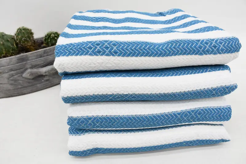 Travel Towel, Sand-free towel, Bridal Shower Gift, Gift For Boyfriend, Pool Towels, 70x36 Cotton Striped Towel, Bachelor Bachelorette Party Favors - 5
