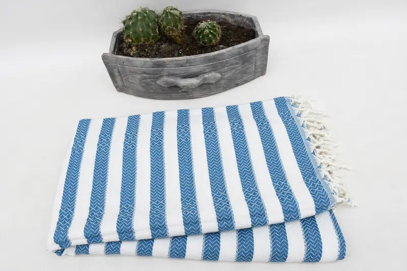Travel Towel, Sand-free towel, Bridal Shower Gift, Gift For Boyfriend, Pool Towels, 70x36 Cotton Striped Towel, Bachelor Bachelorette Party Favors - 7