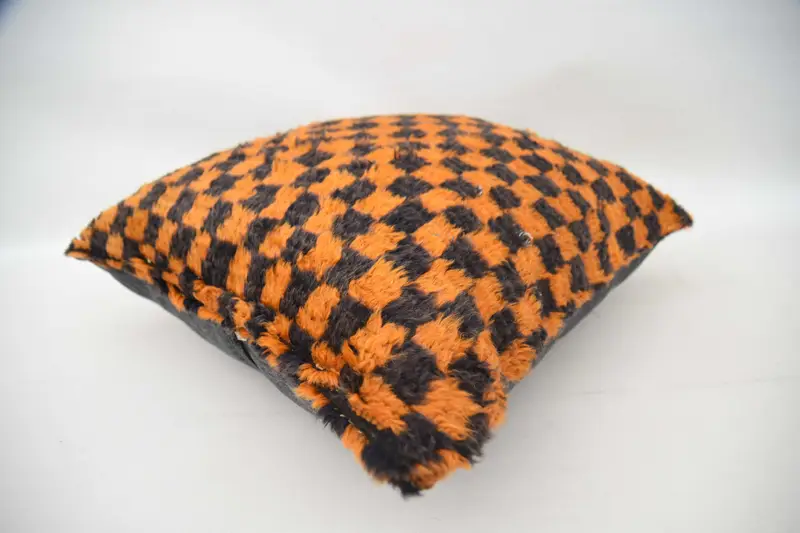 Bench Pillow Cover, Pillow Cover, Pillow for Couch, 24x24 Orange Cushion, Gift Pillow, Vintage Kilim Pillow, Bohemian Cushion Cushion Case - 6