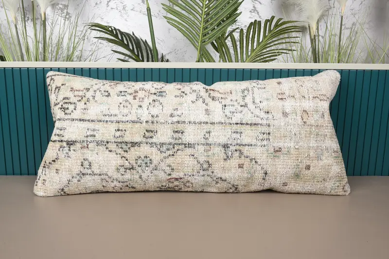 Vintage Gift Euro Sham, rechteckiger 40 x 90 cm beige Kissenbezug - 1